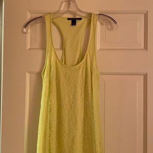 Victoria’s Secret lemon lime lace maxi dress